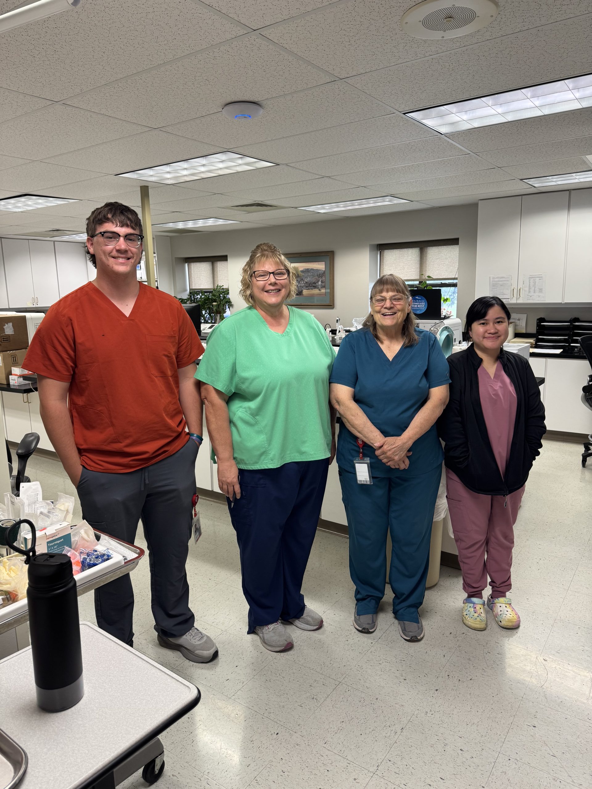 Lab crew